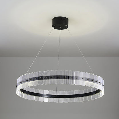 Saturno Modern LED Chandelier - Dimmable, Energy Efficient Lighting
