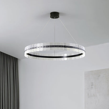 Saturno Modern LED Chandelier - Dimmable, Energy Efficient Lighting