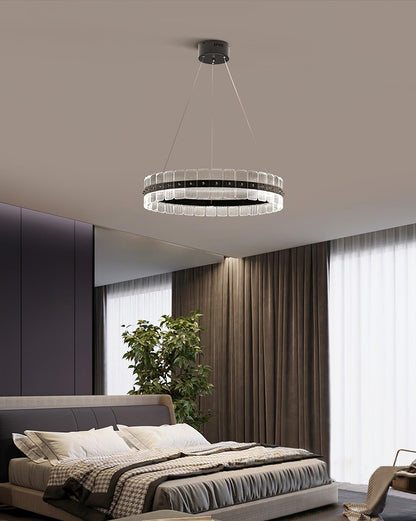 Saturno Modern LED Chandelier - Dimmable, Energy Efficient Lighting