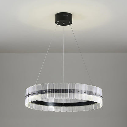 Saturno Modern LED Chandelier - Dimmable, Energy Efficient Lighting