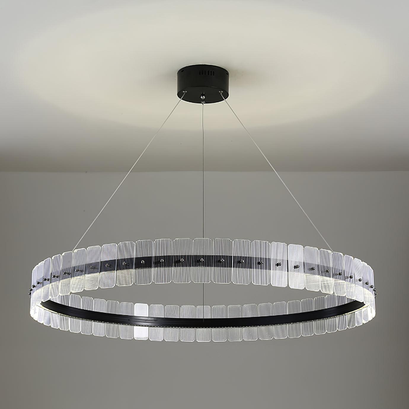 Saturno Modern LED Chandelier - Dimmable, Energy Efficient Lighting