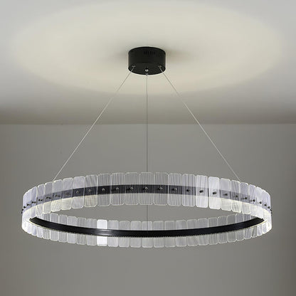 Saturno Modern LED Chandelier - Dimmable, Energy Efficient Lighting