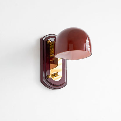 Scarlet Dome Wall Sconce - Elegant Design with LED Light & Adjustable