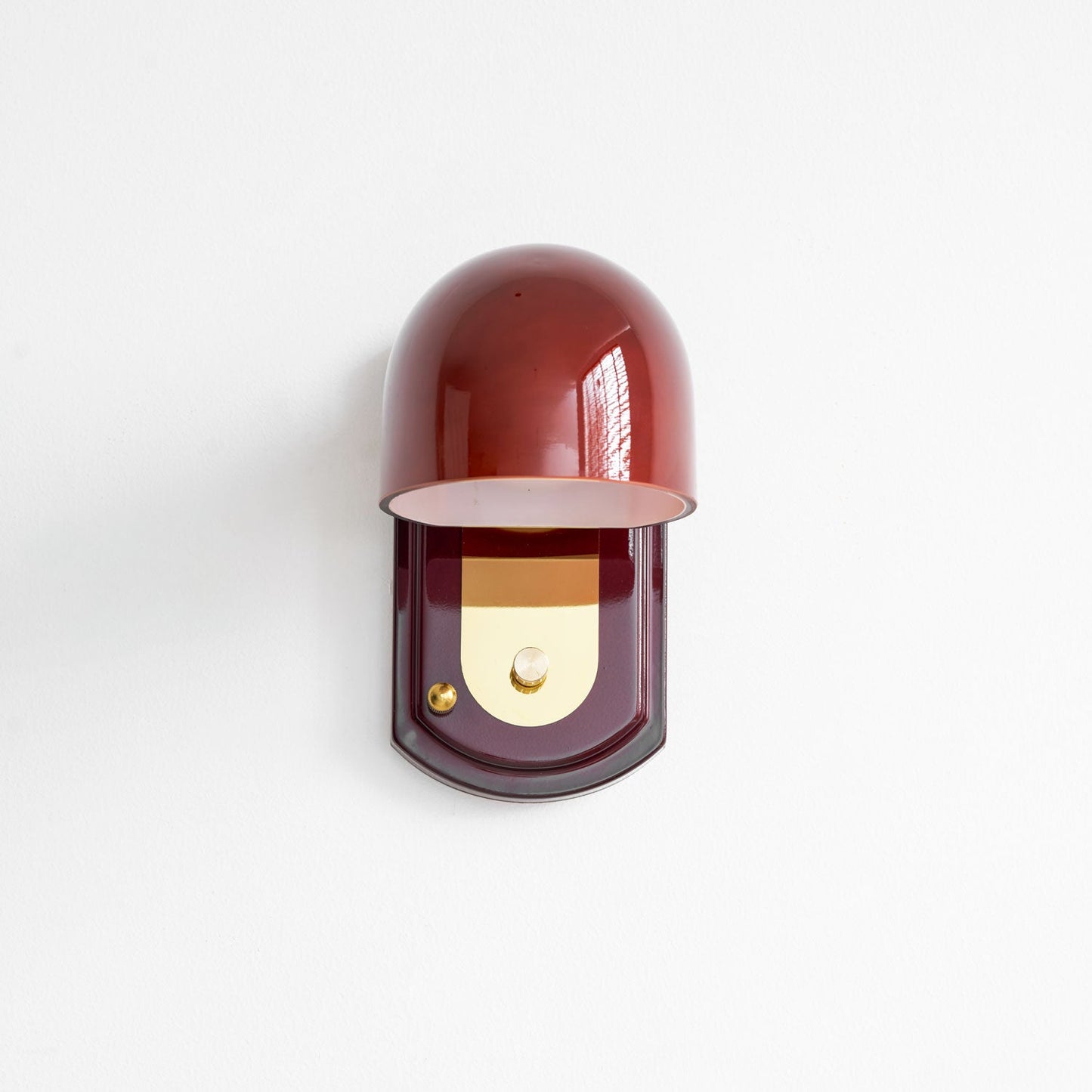 Scarlet Dome Wall Sconce - Elegant Design with LED Light & Adjustable