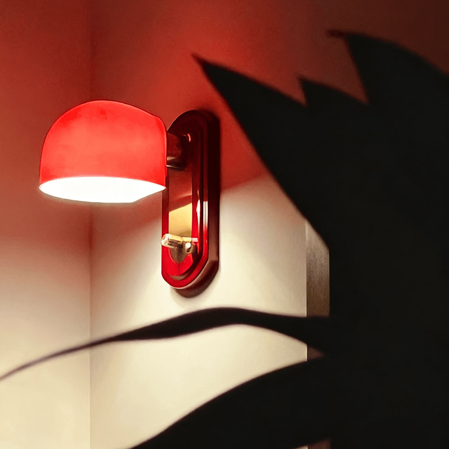 Scarlet Dome Wall Sconce - Elegant Design with LED Light & Adjustable