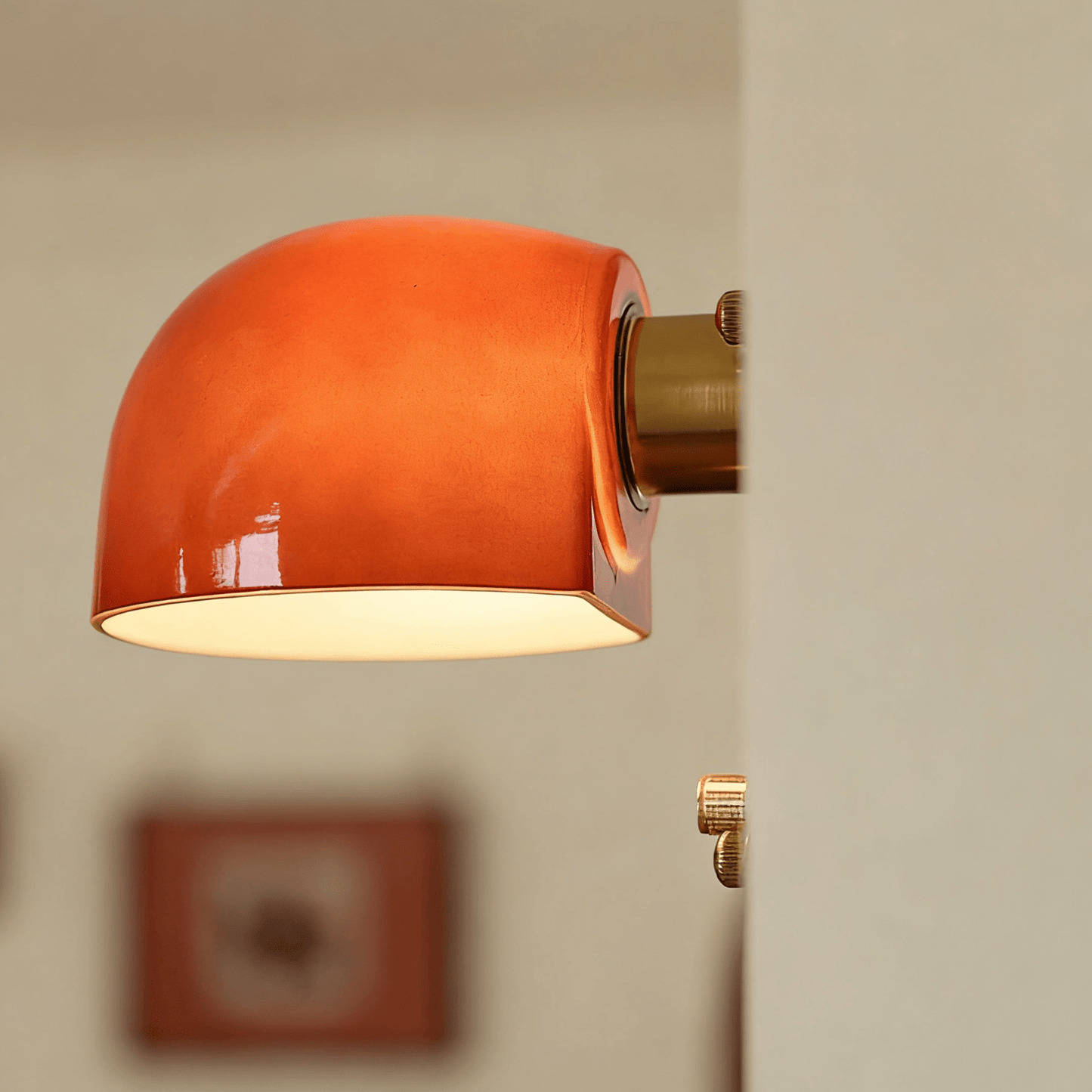 Scarlet Dome Wall Sconce - Elegant Design with LED Light & Adjustable