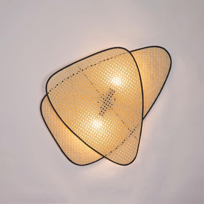 Screen Cannage Sconce - Elegant Wall Light with Adjustable Brightness