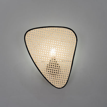 Screen Cannage Sconce - Elegant Wall Light with Adjustable Brightness