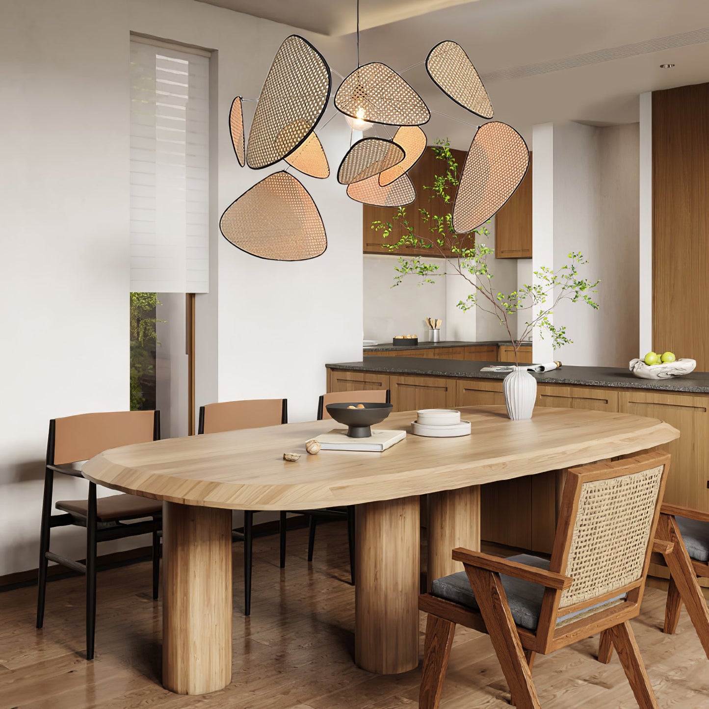 Screen Cannage Suspension - Adjustable Height, Durable Design