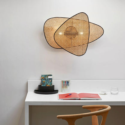 Screen Cannage Sconce - Elegant Wall Light with Adjustable Brightness