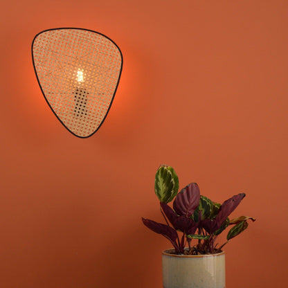 Screen Cannage Sconce - Elegant Wall Light with Adjustable Brightness