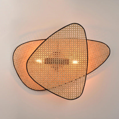 Screen Cannage Sconce - Elegant Wall Light with Adjustable Brightness