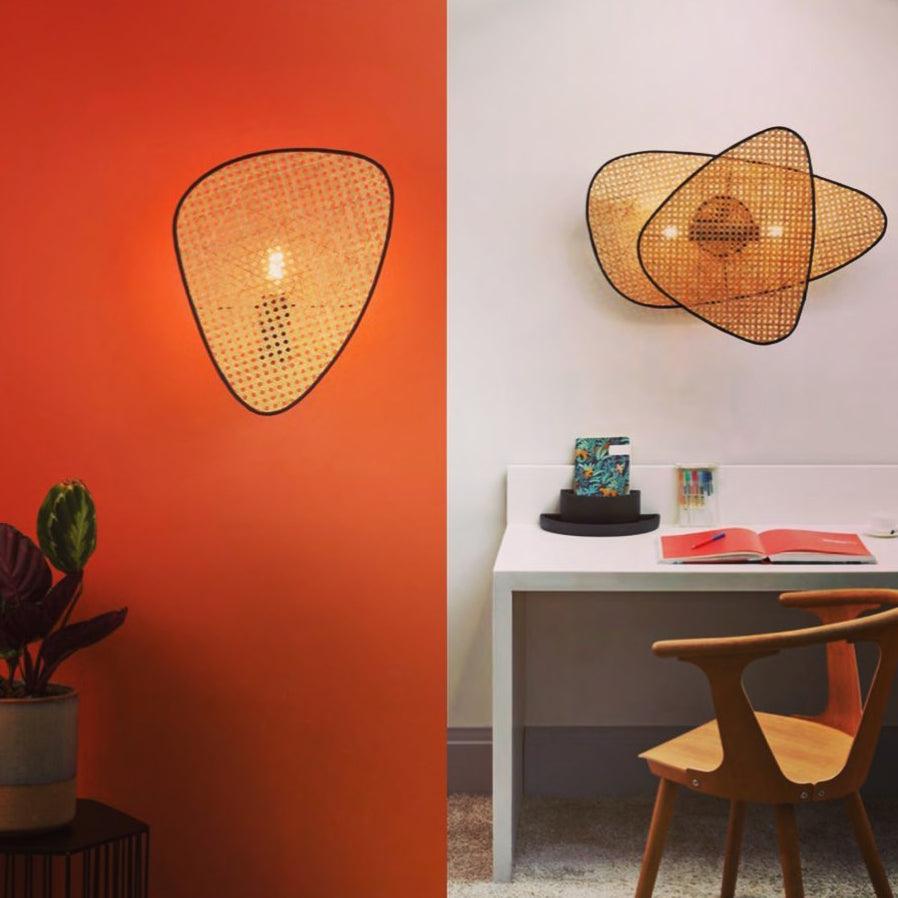 Screen Cannage Sconce - Elegant Wall Light with Adjustable Brightness