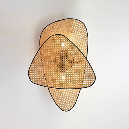 Screen Cannage Sconce - Elegant Wall Light with Adjustable Brightness