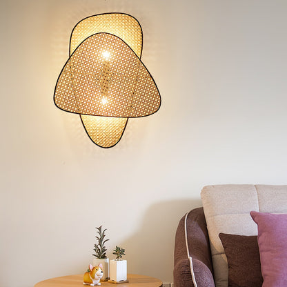 Screen Cannage Sconce - Elegant Wall Light with Adjustable Brightness