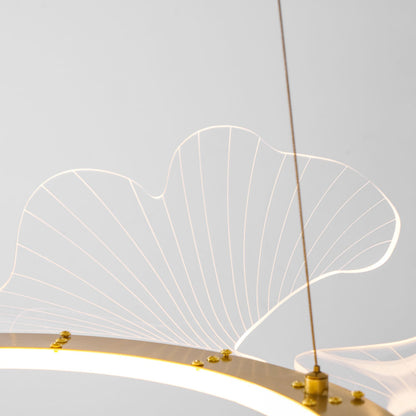 Elegant Sea Chandelier - Adjustable Brightness, Coastal Design