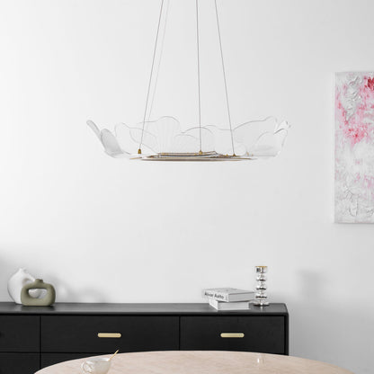 Elegant Sea Chandelier - Adjustable Brightness, Coastal Design