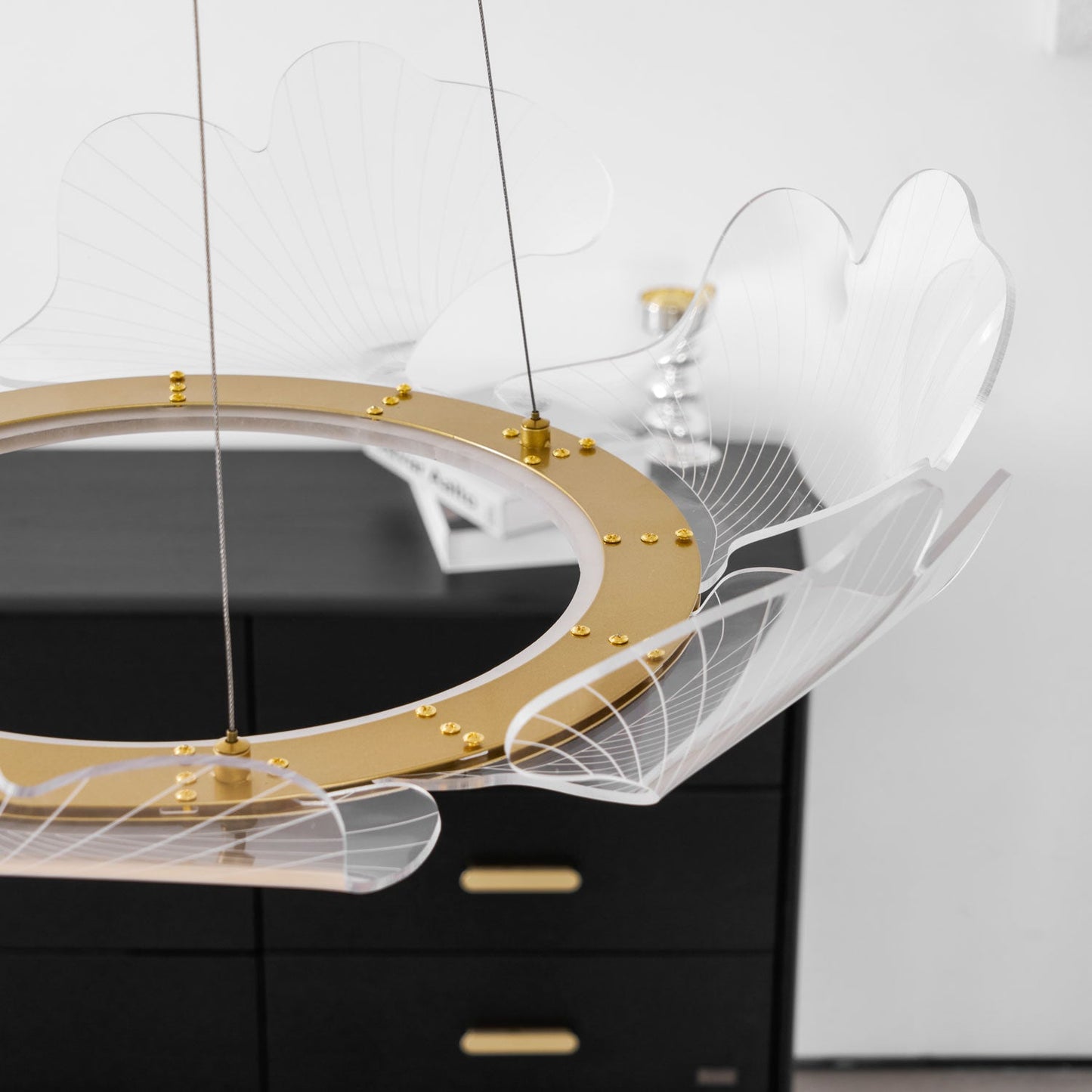 Elegant Sea Chandelier - Adjustable Brightness, Coastal Design