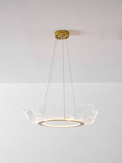 Elegant Sea Chandelier - Adjustable Brightness, Coastal Design