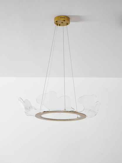 Elegant Sea Chandelier - Adjustable Brightness, Coastal Design