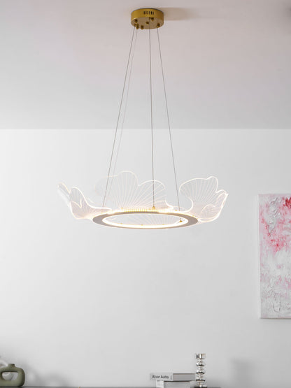 Elegant Sea Chandelier - Adjustable Brightness, Coastal Design