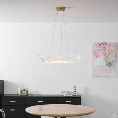 Elegant Sea Chandelier - Adjustable Brightness, Coastal Design