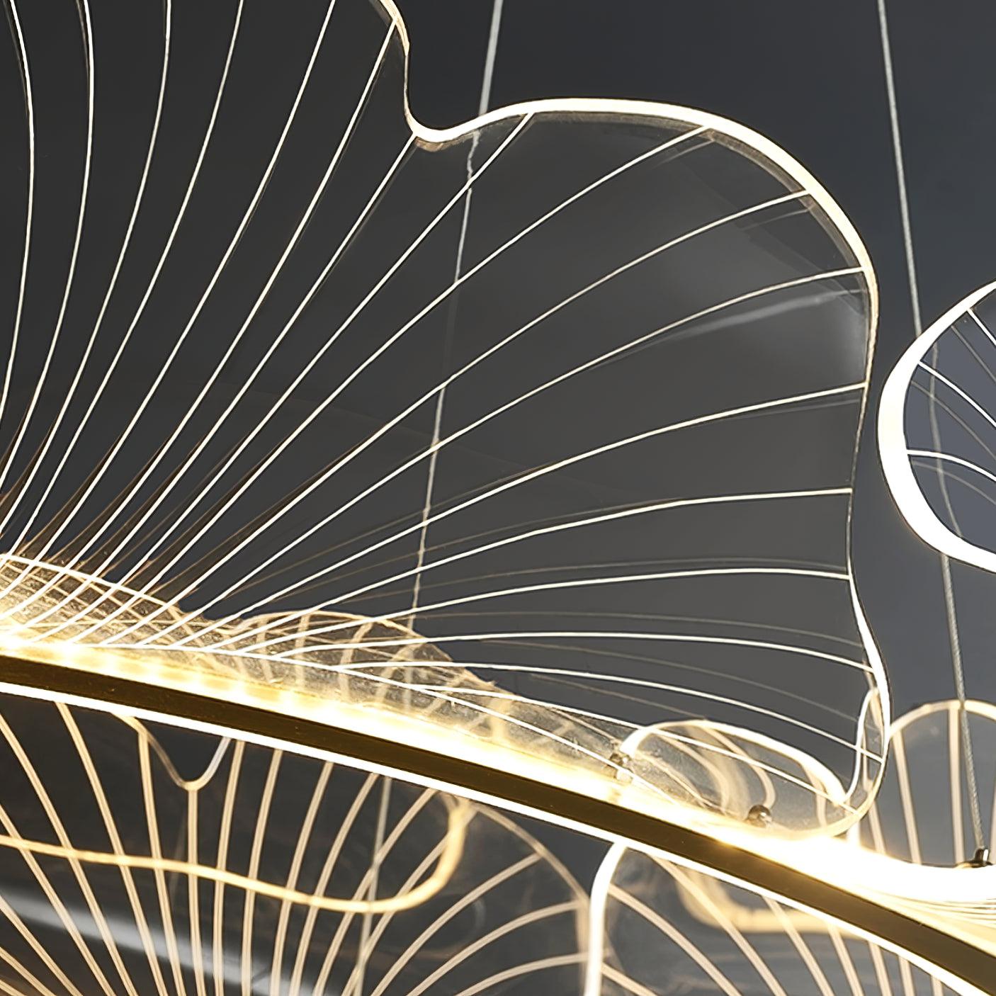 Elegant Sea Chandelier - Adjustable Brightness, Coastal Design