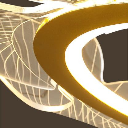 Elegant Sea Chandelier - Adjustable Brightness, Coastal Design
