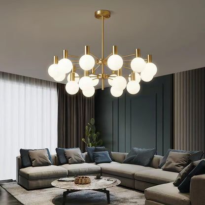 Selva Chandelier - Elegant Lighting Fixture with Adjustable Arms & Cry