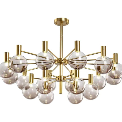 Selva Chandelier - Elegant Lighting Fixture with Adjustable Arms & Cry