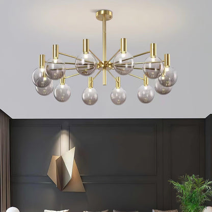 Selva Chandelier - Elegant Lighting Fixture with Adjustable Arms & Cry