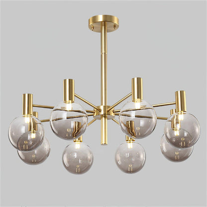 Selva Chandelier - Elegant Lighting Fixture with Adjustable Arms & Cry