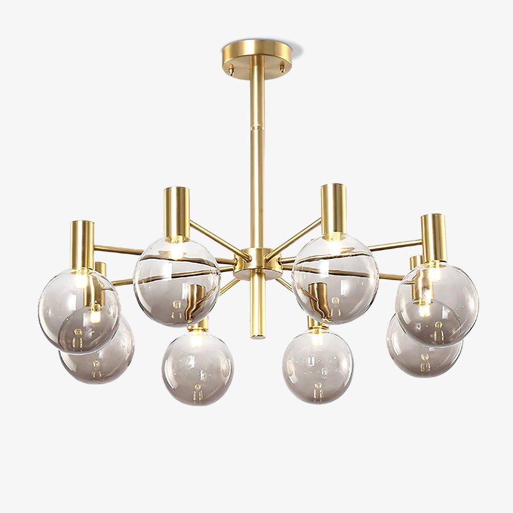 Selva Chandelier - Elegant Lighting Fixture with Adjustable Arms & Cry