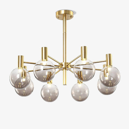 Selva Chandelier - Elegant Lighting Fixture with Adjustable Arms & Cry