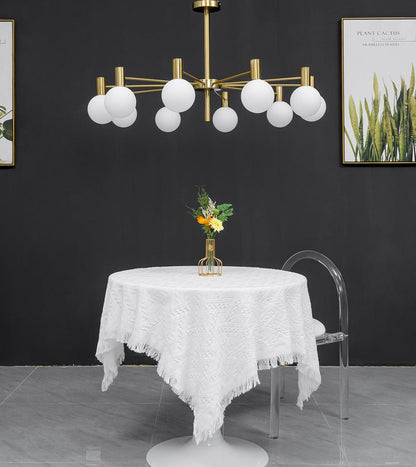 Selva Chandelier - Elegant Lighting Fixture with Adjustable Arms & Cry