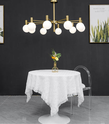 Selva Chandelier - Elegant Lighting Fixture with Adjustable Arms & Cry