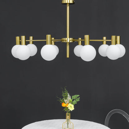 Selva Chandelier - Elegant Lighting Fixture with Adjustable Arms & Cry