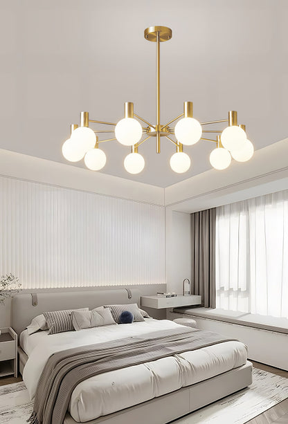 Selva Chandelier - Elegant Lighting Fixture with Adjustable Arms & Cry