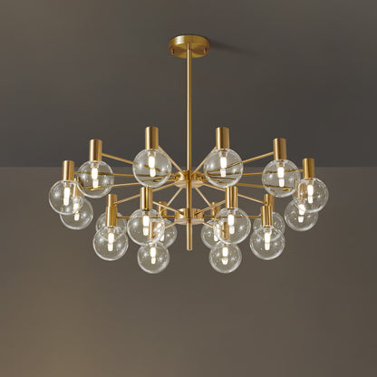 Selva Chandelier - Elegant Lighting Fixture with Adjustable Arms & Cry