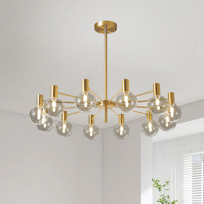 Selva Chandelier - Elegant Lighting Fixture with Adjustable Arms & Cry