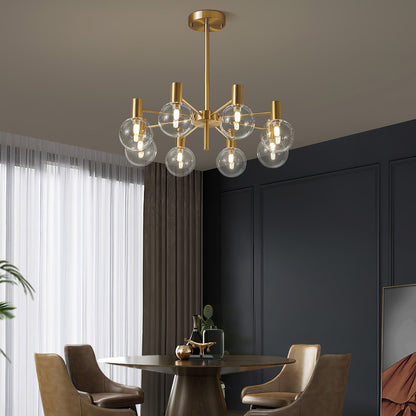 Selva Chandelier - Elegant Lighting Fixture with Adjustable Arms & Cry