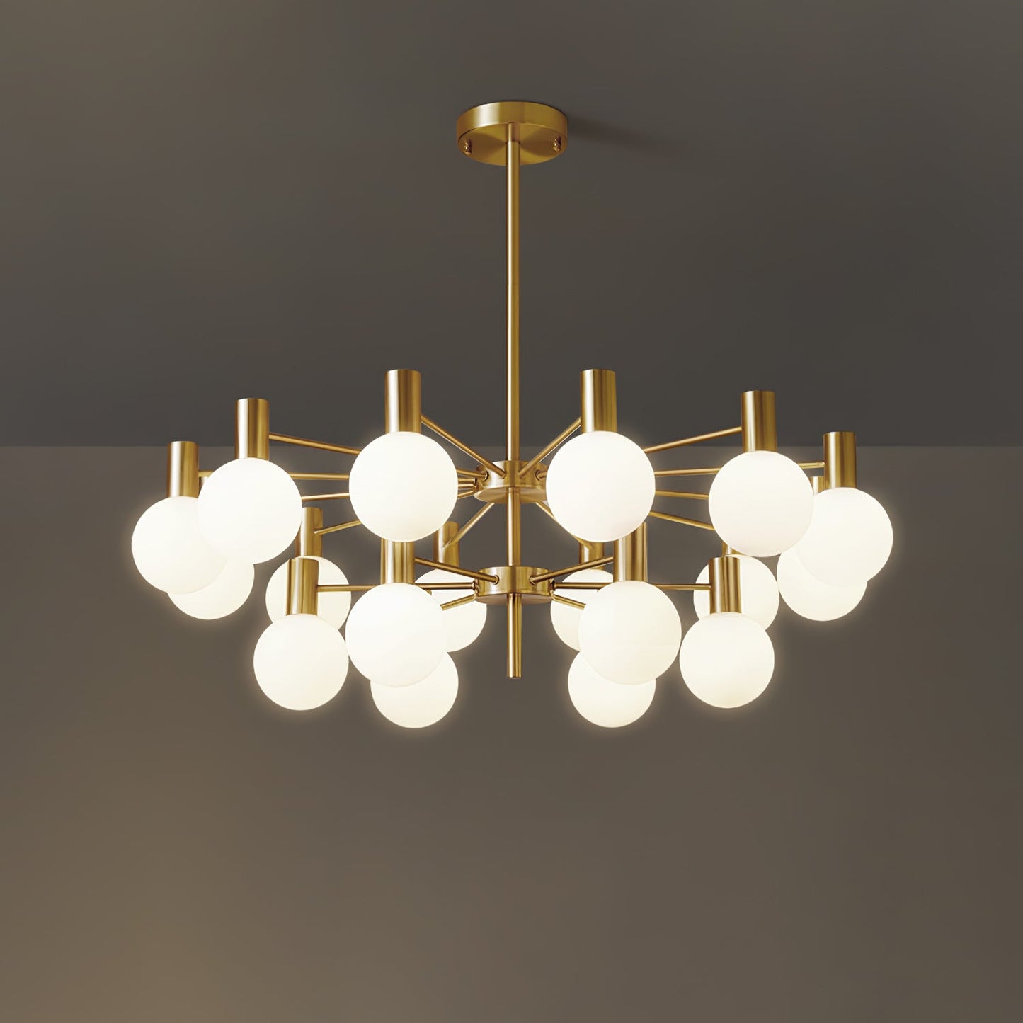 Selva Chandelier - Elegant Lighting Fixture with Adjustable Arms & Cry