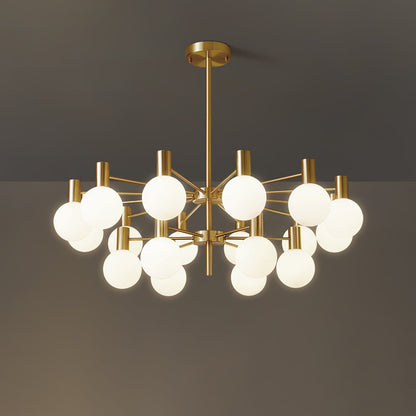 Selva Chandelier - Elegant Lighting Fixture with Adjustable Arms & Cry
