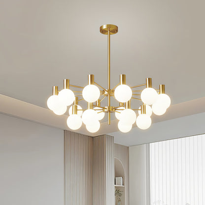 Selva Chandelier - Elegant Lighting Fixture with Adjustable Arms & Cry
