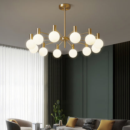Selva Chandelier - Elegant Lighting Fixture with Adjustable Arms & Cry