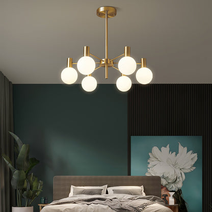 Selva Chandelier - Elegant Lighting Fixture with Adjustable Arms & Cry