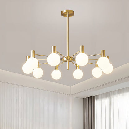 Selva Chandelier - Elegant Lighting Fixture with Adjustable Arms & Cry