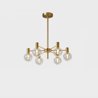 Selva Chandelier - Elegant Lighting Fixture with Adjustable Arms & Cry