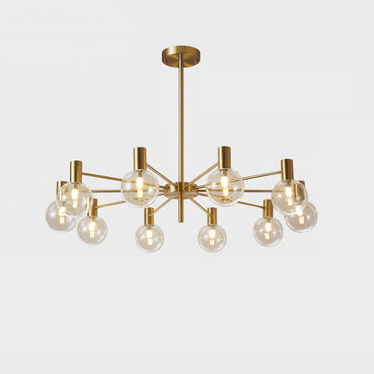 Selva Chandelier - Elegant Lighting Fixture with Adjustable Arms & Cry