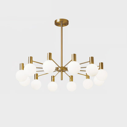 Selva Chandelier - Elegant Lighting Fixture with Adjustable Arms & Cry